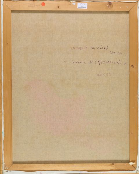 Umberto Buscioni : Visione di San Giovanni  - Asta Arte Moderna e Contemporanea - Associazione Nazionale - Case d'Asta italiane