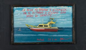 Sarenco (Isaia Mabellini) - La pesca fu grande e doviziosa, ma al ritorno l'oceano era nero di grafite