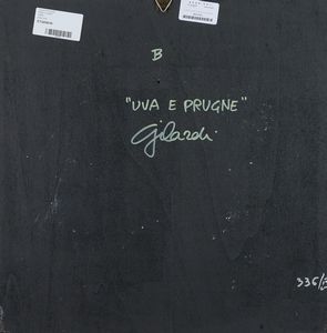 Piero Gilardi : Uva e Prugne  - Asta Arte Moderna e Contemporanea - Associazione Nazionale - Case d'Asta italiane