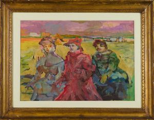 MINO MACCARI - Figure nel paesaggio