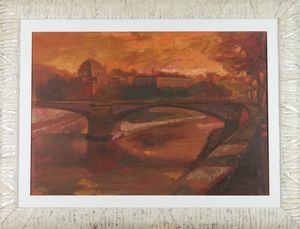Ugo Attardi - Ponte sul Tevere