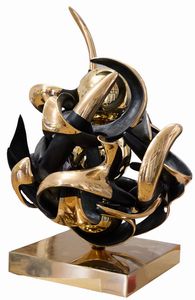 Gianfranco Meggiato : Sfera acquarius  - Asta Arte Moderna e Contemporanea - Associazione Nazionale - Case d'Asta italiane