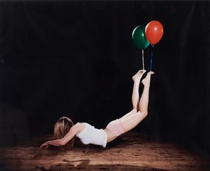 Sam Taylor Wood - “Escape Artist (Green and Red)”, Da série “Escape Artist (Multicoloured)”