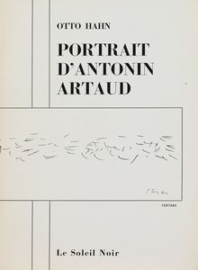 LUCIO FONTANA : Portrait d'Antonin Artaud di Otto Hahn  - Asta Arte Moderna e Contemporanea - Associazione Nazionale - Case d'Asta italiane