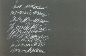 Cy Twombly - Senza titolo (Dalle 8 Odi di Orazio)