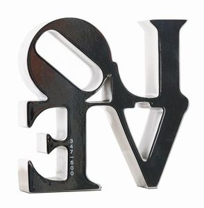 Robert Indiana Clark : Love Silver  - Asta Arte Moderna e Contemporanea - Associazione Nazionale - Case d'Asta italiane