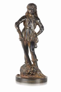 Bartolomeo Bellano, copia da - Davide con la testa di Golia