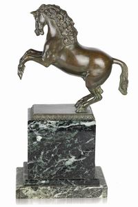 Francesco Fanelli, Scuola di - Cavallo rampante