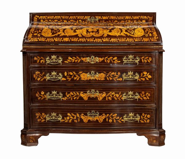 Ribalta Carlo X in mogano - Olanda, XIX secolo  - Asta Mobili e Oggetti d'Arte dal XVII all'inizio del XX Secolo - Associazione Nazionale - Case d'Asta italiane