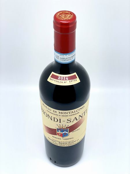 Biondi Santi, Tenuta Greppo Rosso di Montalcino  - Asta Vini e Distillati. D'Annata, Pregiati e da Collezione - Associazione Nazionale - Case d'Asta italiane