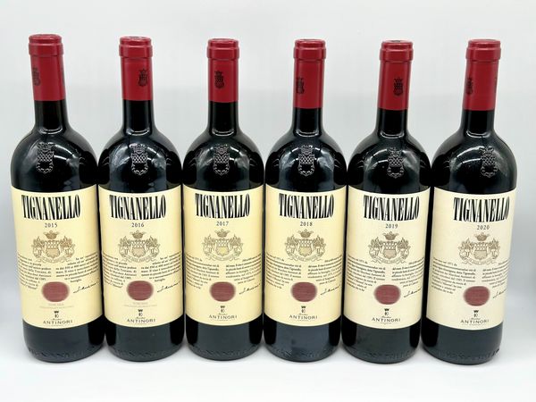 Marchesi Antinori, Tignanello  - Asta Vini e Distillati. D'Annata, Pregiati e da Collezione - Associazione Nazionale - Case d'Asta italiane