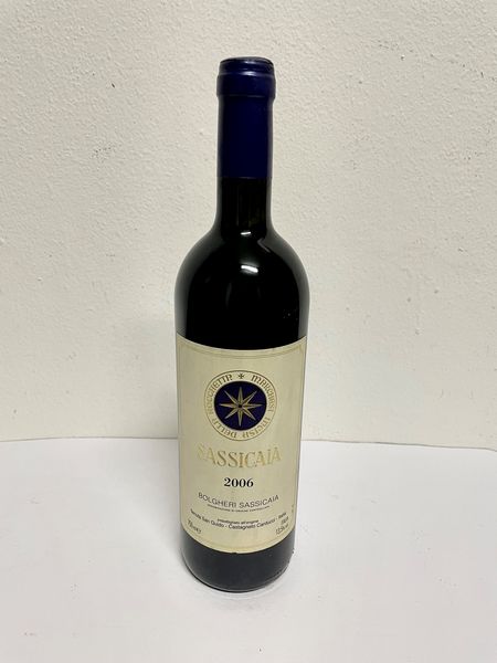 Tenuta San Guido, Sassicaia  - Asta Vini e Distillati. D'Annata, Pregiati e da Collezione - Associazione Nazionale - Case d'Asta italiane