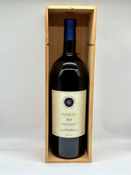 Tenuta San Guido, Sassicaia  - Asta Vini e Distillati. D'Annata, Pregiati e da Collezione - Associazione Nazionale - Case d'Asta italiane