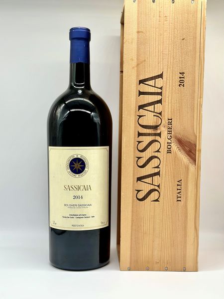 Tenuta San Guido, Sassicaia  - Asta Vini e Distillati. D'Annata, Pregiati e da Collezione - Associazione Nazionale - Case d'Asta italiane