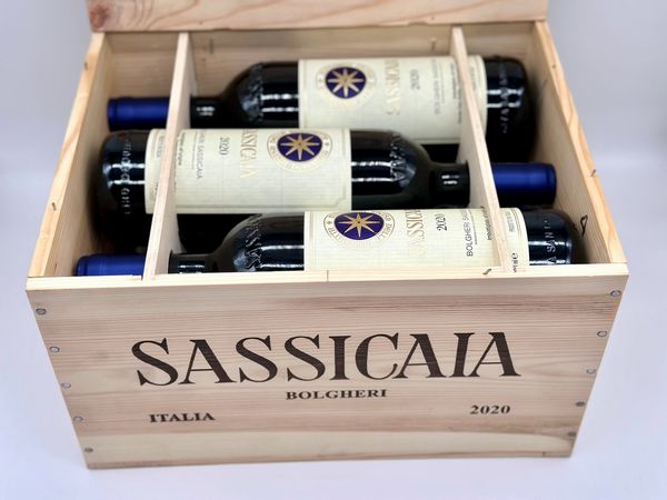 Tenuta San Guido Bolgheri, Sassicaia  - Asta Vini e Distillati. D'Annata, Pregiati e da Collezione - Associazione Nazionale - Case d'Asta italiane
