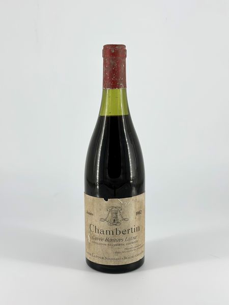 Louis Latour, Cuvée Heritiers Latour Chambertin Grand Cru  - Asta Vini e Distillati. D'Annata, Pregiati e da Collezione - Associazione Nazionale - Case d'Asta italiane
