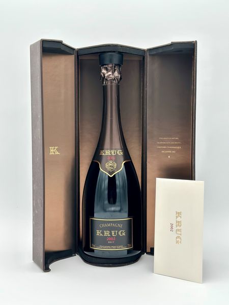 Krug, Brut Vintage 2002  - Asta Vini e Distillati. D'Annata, Pregiati e da Collezione - Associazione Nazionale - Case d'Asta italiane