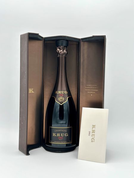 Krug, Brut Vintage 2002  - Asta Vini e Distillati. D'Annata, Pregiati e da Collezione - Associazione Nazionale - Case d'Asta italiane