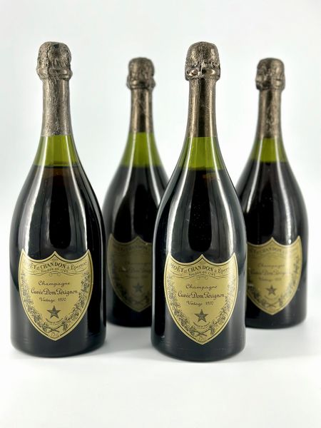Moët & Chandon, Dom Pérignon Brut Vintage 1970  - Asta Vini e Distillati. D'Annata, Pregiati e da Collezione - Associazione Nazionale - Case d'Asta italiane