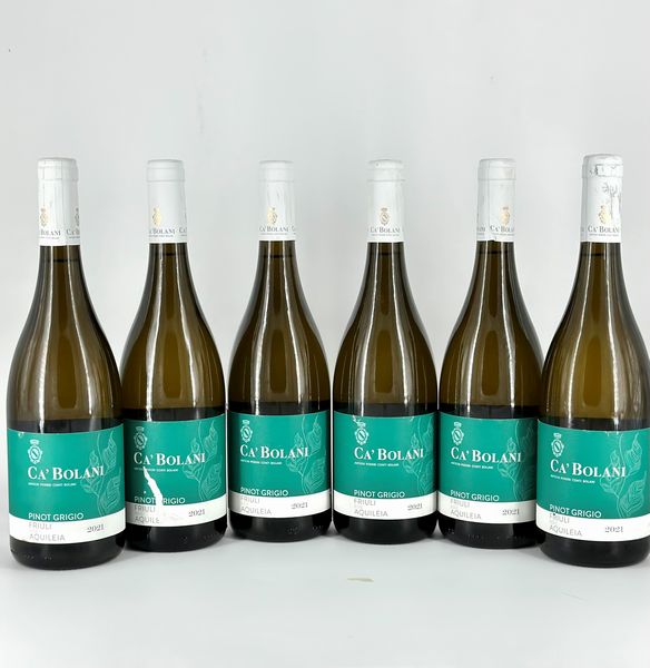 Tenuta Ca' Bolani Pinot Grigio Friuli Aquileia  - Asta Vini e Distillati. D'Annata, Pregiati e da Collezione - Associazione Nazionale - Case d'Asta italiane