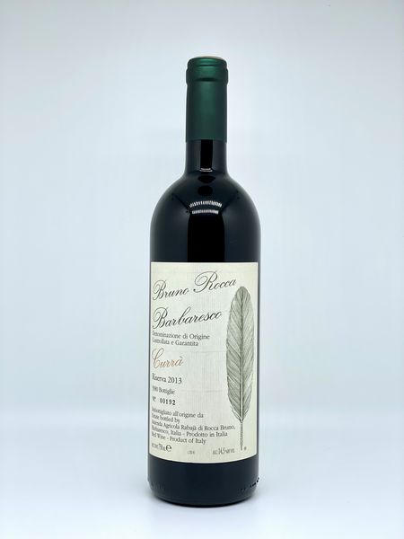 Bruno Rocca, Barbaresco Curra  - Asta Vini e Distillati. D'Annata, Pregiati e da Collezione - Associazione Nazionale - Case d'Asta italiane