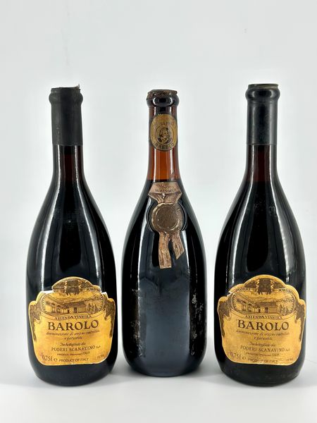 Scanavino Barolo, Pico della Mirandola Barolo  - Asta Vini e Distillati. D'Annata, Pregiati e da Collezione - Associazione Nazionale - Case d'Asta italiane