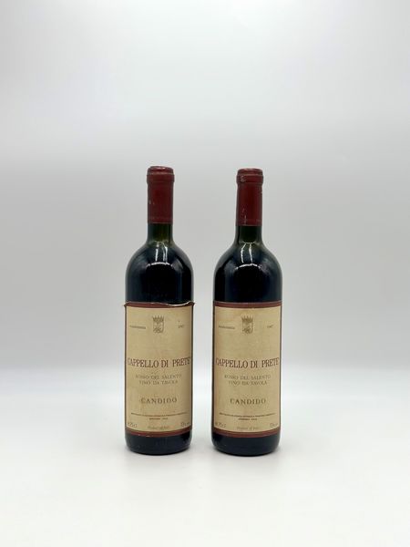 Francesco Candido, Capello di Prete  - Asta Vini e Distillati. D'Annata, Pregiati e da Collezione - Associazione Nazionale - Case d'Asta italiane