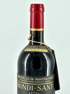 Biondi Santi, Tenuta Greppo Brunello di Montalcino Riserva  - Asta Vini e Distillati. D'Annata, Pregiati e da Collezione - Associazione Nazionale - Case d'Asta italiane