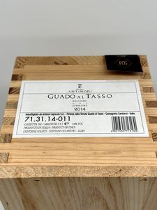 Marchesi Antinori, Tenuta Guado al Tasso Bolgheri Superiore  - Asta Vini e Distillati. D'Annata, Pregiati e da Collezione - Associazione Nazionale - Case d'Asta italiane