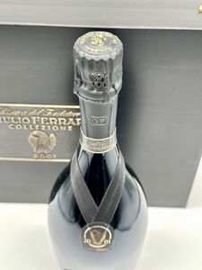Fratelli Lunelli Ferrari, Giulio Ferrari Riserva del Fondatore Collezione Metodo Classico Trentodoc 2001  - Asta Vini e Distillati. D'Annata, Pregiati e da Collezione - Associazione Nazionale - Case d'Asta italiane