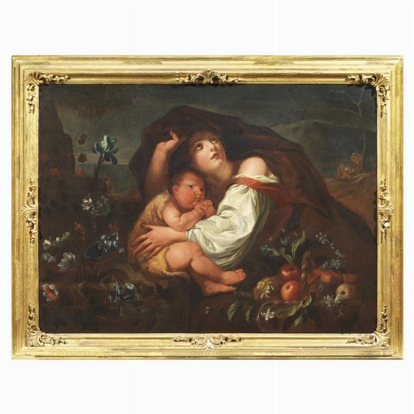 Scuola francese, inizio sec. XVIII  - Asta ARCADE I DIPINTI DAL XVI AL XVIII SECOLO - Associazione Nazionale - Case d'Asta italiane