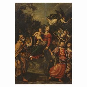 Seguace di Gaudenzio Ferrari, sec. XVII  - Asta ARCADE I DIPINTI DAL XVI AL XVIII SECOLO - Associazione Nazionale - Case d'Asta italiane