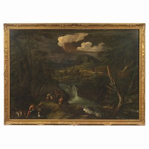 Scuola emiliana, seconda met&agrave; sec. XVII  - Asta ARCADE I DIPINTI DAL XVI AL XVIII SECOLO - Associazione Nazionale - Case d'Asta italiane