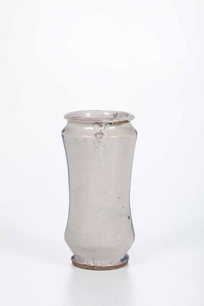 Albarello.<BR>Campania (area napoletana), XVIII secolo.  - Asta Maioliche e Porcellane - Associazione Nazionale - Case d'Asta italiane