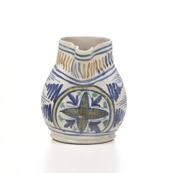 Boccale (panata).<BR>Lazio, XV secolo.<BR><BR>  - Asta Maioliche e Porcellane - Associazione Nazionale - Case d'Asta italiane