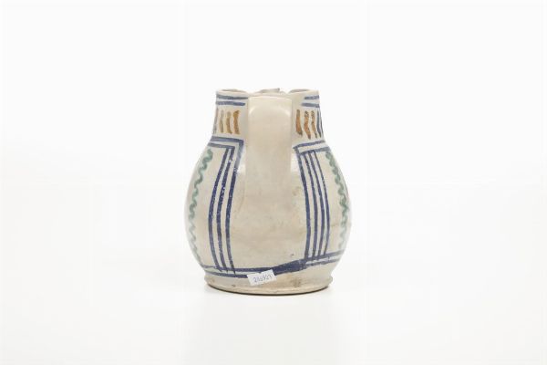 Boccale (panata).<BR>Lazio, XV secolo.<BR><BR>  - Asta Maioliche e Porcellane - Associazione Nazionale - Case d'Asta italiane