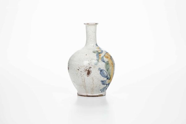 Fiasca. <BR>Campania (area napoletana), XVIII secolo (?).  - Asta Maioliche e Porcellane - Associazione Nazionale - Case d'Asta italiane