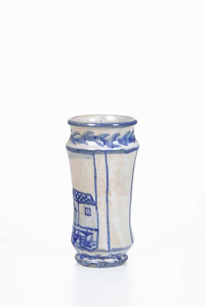 Albarello, XX secolo.<BR>  - Asta Maioliche e Porcellane - Associazione Nazionale - Case d'Asta italiane