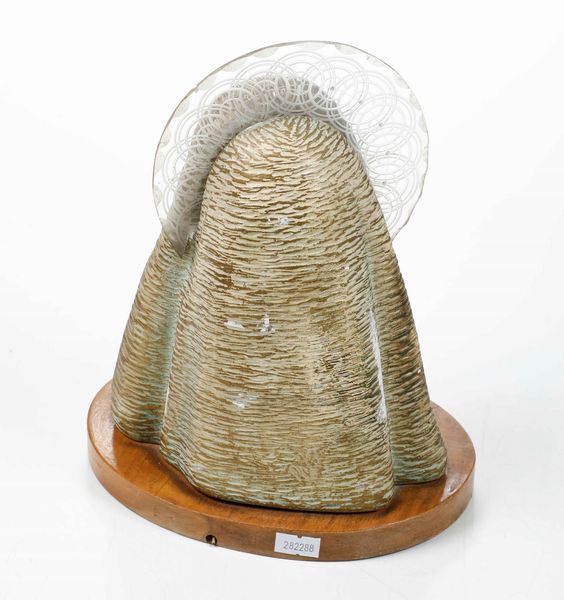 Scultura di busto di Madonna con bambino, XX secolo.<BR>  - Asta Maioliche e Porcellane - Associazione Nazionale - Case d'Asta italiane