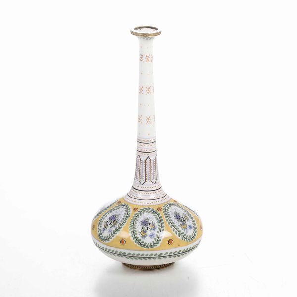 Piccolo vaso.<BR>Olanda, XX secolo.  - Asta Maioliche e Porcellane - Associazione Nazionale - Case d'Asta italiane