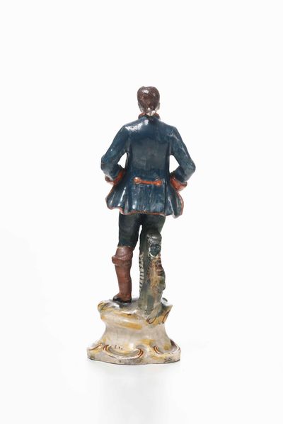 Figurina.<BR>Veneto, XIX secolo.  - Asta Maioliche e Porcellane - Associazione Nazionale - Case d'Asta italiane