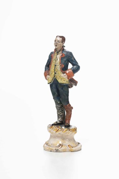 Figurina.<BR>Veneto, XIX secolo.  - Asta Maioliche e Porcellane - Associazione Nazionale - Case d'Asta italiane