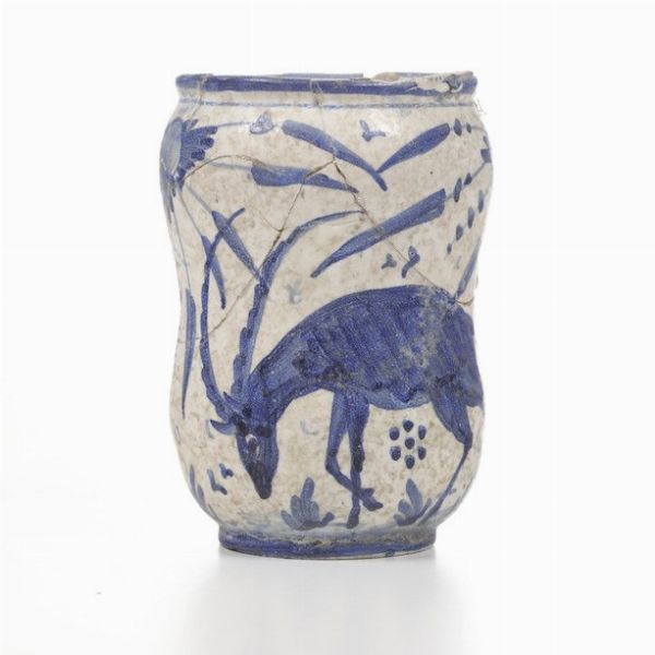 Albarello, XIX secolo.  - Asta Maioliche e Porcellane - Associazione Nazionale - Case d'Asta italiane