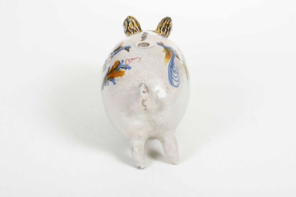 Maialino porta aceto.<BR>Italia centrale, XIX o XX secolo.  - Asta Maioliche e Porcellane - Associazione Nazionale - Case d'Asta italiane