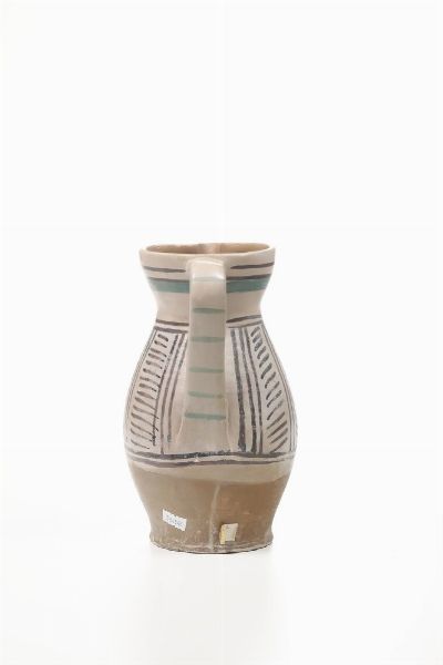 Boccale.<BR>Probabilmente Umbria, Orvieto, 1250-1350.  - Asta Maioliche e Porcellane - Associazione Nazionale - Case d'Asta italiane