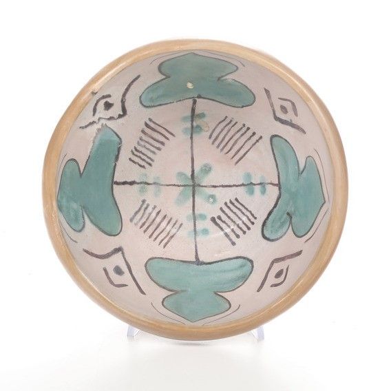 Ciotola.<BR>Alto Lazio, XIV secolo.  - Asta Maioliche e Porcellane - Associazione Nazionale - Case d'Asta italiane