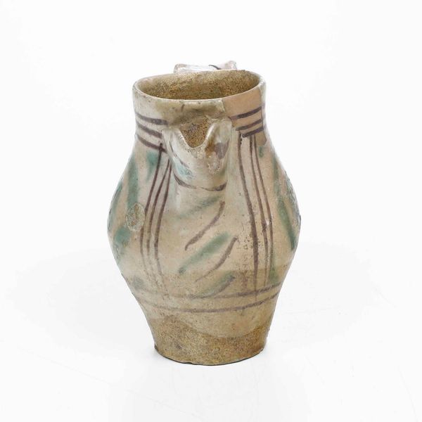 Piccolo versatoio. <BR>Orvieto (?), XV secolo.  - Asta Maioliche e Porcellane - Associazione Nazionale - Case d'Asta italiane