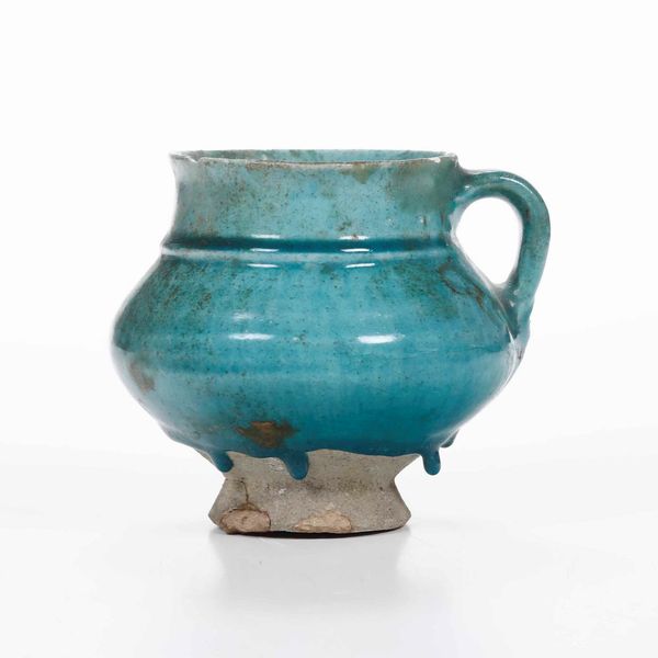 Vaso monoansato<BR>Persia, XVI-XVIII  - Asta Maioliche e Porcellane - Associazione Nazionale - Case d'Asta italiane