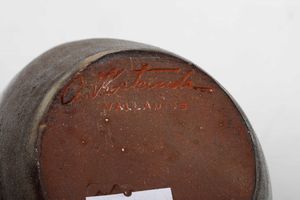 Versatoio.<BR>Francia, Vallauris, metà XX secolo.  - Asta Maioliche e Porcellane - Associazione Nazionale - Case d'Asta italiane