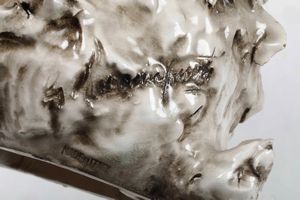 Figura di cane, XX secolo.  - Asta Maioliche e Porcellane - Associazione Nazionale - Case d'Asta italiane